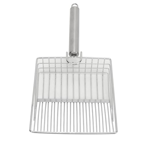 BAOFUYA Metall Cat Müllschuhe Effizienter Kätzchen Wurf Sifter Scoop für Müllbox, Langlebiger Griff, Leicht zu Reinigen, für Katzenbesitzer BAOFUYA Metall Cat Müllschuhe Effizienter Kätzchen Wurf Sifter Scoop für Müllbox, Langlebiger Griff, Leicht zu Reinigen, für Katzenbesitzer von BAOFUYA