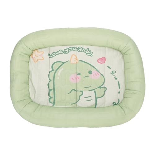 BAOFUYA Pet Cool Sleeping Bett, Oval Form Design Simuliert Pressende Kurve Multifunktional Verwenden Sie Katzenhundwassersensor -Spielmatte für den Sommer Im Innenräumen von BAOFUYA