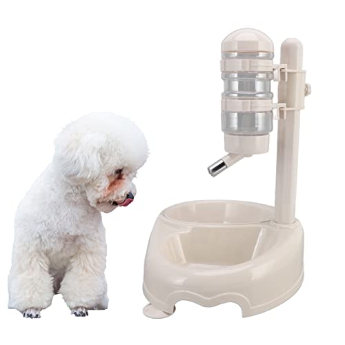 BAOFUYA Pet Water Dispenser Holder Pet Standing Water Dispenser Multifunktionaler automatischer Futterautomat Dispenser Dog Cat Dish Bowl von BAOFUYA