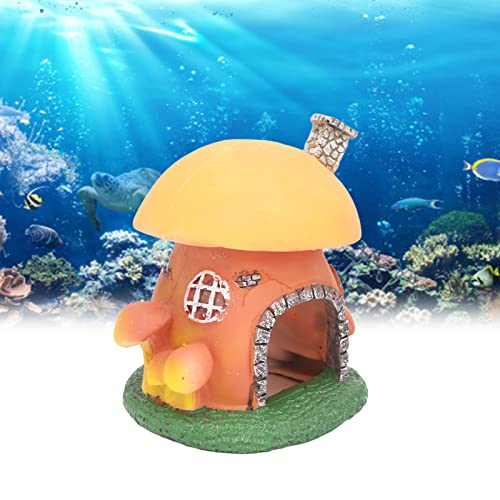 BAOFUYA Pilzhaus-Set, Aquarium-Dekorationen, Handgefertigte Landschaftsdekoration für Aquarien von BAOFUYA