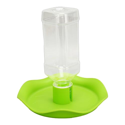 BAOFUYA Reptilien-Wassernapf, Schildkröten-Wassernapf, 2-in-1-Futter- und Wassernapf, Automatischer Futterspender, Reptilien-Wassernapf für Schildkröten, Spinnen, Eidechsen, Geckos von BAOFUYA