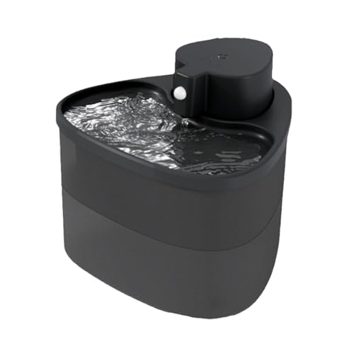 BAOFUYA Smart Sensing Katzenwasserbrunnen mit Bewegungssensor, 4 L 135 FL Oz, Kabellos, Automatische Zirkulation von Fließendem Wasser für Sauberes Trinken, Geeignet für Katzen (Black) von BAOFUYA