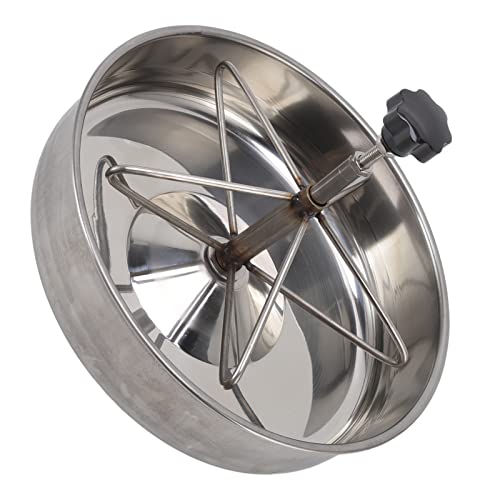 BAOFUYA Spiegel Reflektierender Futtertrogs Bequeme Installationsfarm Tierfuttermittel für Schweine (Großgröße (24x18,5 cm / 9,4x7,3in)) von BAOFUYA