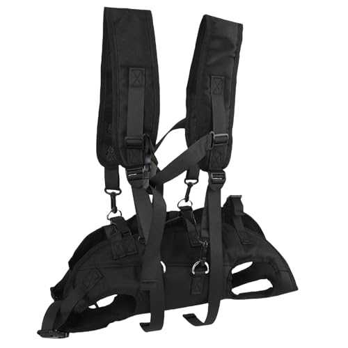 BAOFUYA Tragbarer Hunde -Rucksackträger, Bequem und Versperrtes Wasser und Schmutzige, Atmungsaktive Mesh -Pet -Frontkiste für das Reisen Wandern Verhindern (L) von BAOFUYA