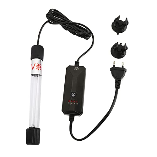 BAOFUYA UV-Sterilisator für Aquarien, Aquarium, UV-Wasserreinigungslampe, Aquarium, Algenblüte, Sauberes Licht für Teich, Aquarium, Sumpf, Schwimmbecken (EU-Stecker 220 V 13W) von BAOFUYA