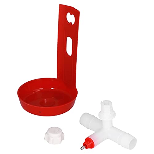 BAOFUYA Geflügel -Trinkbecher Automatischer Wasserertrinker mit T -Shirt für Hühnchen, Einfach zu Tragen und für Landwirte auf der Farm zu Installieren von BAOFUYA