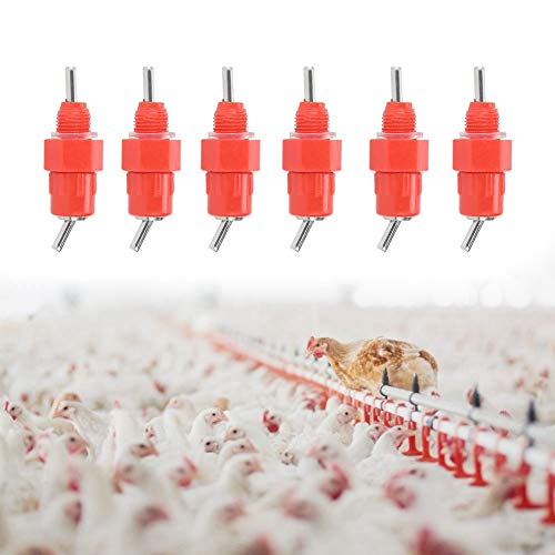 Geflügel Wasserer Geflügel -Fütterungsausrüstung für Hühnerdecke 30pcs Trinknippel von BAOFUYA