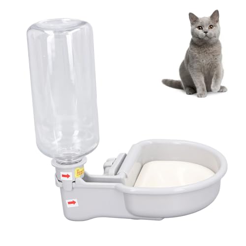 Haustier-Wasserspender mit Großer Kapazität, Steuerbarem Wasservolumen, Automatischer Wasseraufnahme für Haustiere, Abnehmbares Design (Gray) von BAOFUYA
