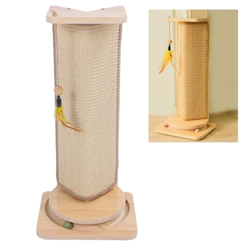 Katzen-Wand-Eckkratzer aus Kiefernholz, Innovatives Design, Robustes Material, Stabile Struktur, Schützt Möbel, Wandecke, Katzenkratzpad mit Katzen-Teaser für Zuhause Katzen-Wand-Eckkratzer aus Kiefernholz, Innovatives Design, Robustes Material, Stabile Struktur, Schützt Möbel, Wandecke, Katzenkratzpad mit Katzen-Teaser für Zuhause von BAOFUYA