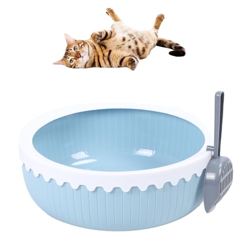 Katzentoilette, Hochseitige, Auslaufsichere Katzentoilette, Katzenstreu-Spritzschutz-Katzentoilette für den Haushalt mit Mehreren Katzen, Kaninchen, Kätzchen Katzentoilette, Hochseitige, Auslaufsichere Katzentoilette, Katzenstreu-Spritzschutz-Katzentoilette für den Haushalt mit Mehreren Katzen, Kaninchen, Kätzchen von BAOFUYA