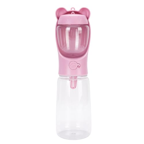 Leckdosen Tragbare Hundwasserflasche, Hunde Katzenwasserflasche und Schalenspender für Haustiere Im Freien Im Freien Laufen (L) von BAOFUYA