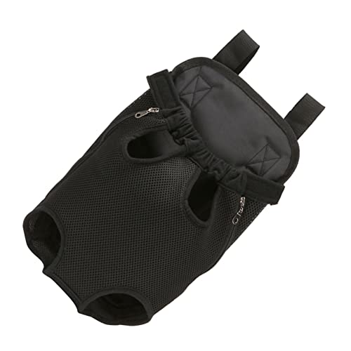 Legs Out Mesh Front Haustierträger -, Leichter Hunde Reisetasche mit Sicherheitshaken, Praktischer Reiseträger mit Zwei Wegen, Bequemem und Atmungsaktivem Nylon (S) von BAOFUYA