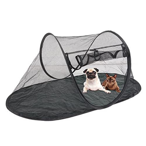Pet Enclosure Tent Atmungsaktives Faltbares Außenspielzelt Shelter Cat Tent Outdoor für Katzen Kleine Hunde auf Deck, Hof, Terrasse, Park, Camping Pet Enclosure Tent Atmungsaktives Faltbares Außenspielzelt Shelter Cat Tent Outdoor für Katzen Kleine Hunde auf Deck, Hof, Terrasse, Park, Camping von BAOFUYA