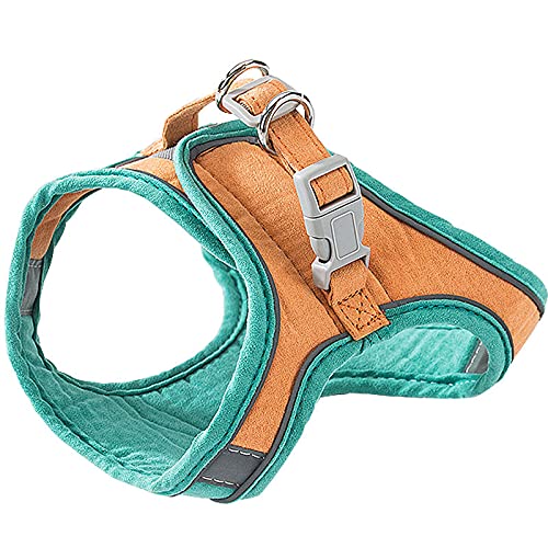 Reflektierende Strip -Katzenkabelbaumleine, Hirschfell -Fleece -Haustierkabelbaum mit Haken und Schleife für Katzenhund, Atmungsaktiv und (Grün und Orange S, geeignet für 0-2 Reflektierende Strip -Katzenkabelbaumleine, Hirschfell -Fleece -Haustierkabelbaum mit Haken und Schleife für Katzenhund, Atmungsaktiv und (Grün und Orange S, geeignet für 0-2 von BAOFUYA