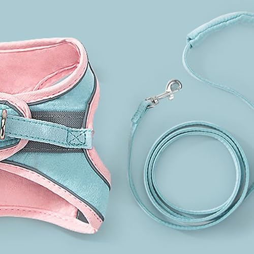 Reflektierende Strip -Katzenkabelbaumleine, Hirschfell -Fleece -Haustierkabelbaum mit Haken und Schleife für Katzenhund, Atmungsaktiv und (und Blue L, geeignet für 4-7,5 Reflektierende Strip -Katzenkabelbaumleine, Hirschfell -Fleece -Haustierkabelbaum mit Haken und Schleife für Katzenhund, Atmungsaktiv und (und Blue L, geeignet für 4-7,5 von BAOFUYA