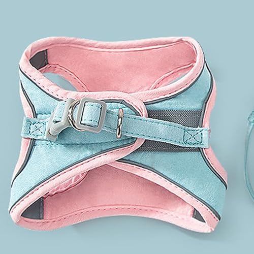 Reflektierende Strip -Katzenkabelbaumleine, Hirschfell -Fleece -Haustierkabelbaum mit Haken und Schleife für Katzenhund, Atmungsaktiv und (und Blue M, geeignet für 2-4 kg/4,4-8,8 Reflektierende Strip -Katzenkabelbaumleine, Hirschfell -Fleece -Haustierkabelbaum mit Haken und Schleife für Katzenhund, Atmungsaktiv und (und Blue M, geeignet für 2-4 kg/4,4-8,8 von BAOFUYA