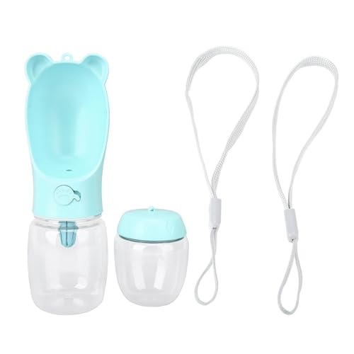 Tragbare Hundwasserflasche, Außenflaschenwasserspender mit Lebensmittelbehälter für Hunde, die Im Freien Wandern Gehen (BAOFUYAb5ketu1zx6-11) von BAOFUYA