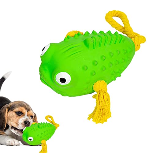 BAOK Kauspielzeug für Welpen zum Zahnen – Quietschendes Hunde-Kauspielzeug | Clownfisch-Form Welpenzahnbürste für saubere Zähne, interaktives Fischspielzeug für aggressive Kauer, kleine, mittelgroße von BAOK