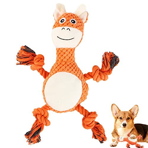 BAOK Hundekauspielzeug, Zahnenspielzeug für Welpen, Quietschspielzeug für kleine mittelgroße Hunde, für Indoor-Spielen, unterstützt aktives Beißen von BAOK