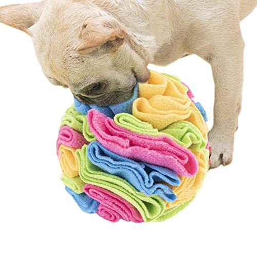 BAOK Hundeschnüffelmatte, Schnüffelball, interaktives Hundespielzeug – Hundespielzeug, Plüsch-Schnüffel-Stofftier, Hundeleckerli-Spielzeug für kleine, mittelgroße und große Hundefuttermatte von BAOK