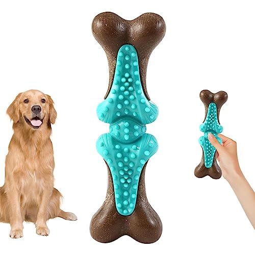 BAOK Kauspielzeug für Hunde, Welpenknochen, langlebiges interaktives Hundespielzeug gegen Langeweile | Kauspielzeug, Hundespielzeug, Welpenzubehör für kleine, mittelgroße und große Hunde von BAOK