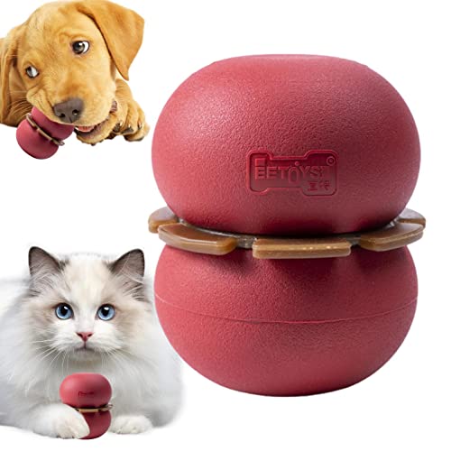 BAOK Kauspielzeug für Hunde – Kauspielzeug für mittelgroße und große Hunde, Naturkautschuk-Puzzle-Spielzeug, IQ Hundeleckerli-Bälle von BAOK