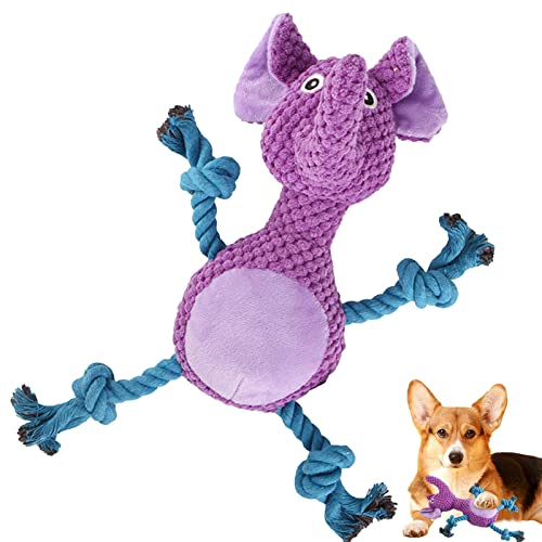 BAOK Quietschspielzeug für Hunde – Welpenspielzeug zum Zahnen kleiner Hunde, robustes Haustier-Plüschtier, quietschend für Welpen und Hunde, zum Kauen und Spielen, für Hunde und Welpen von BAOK