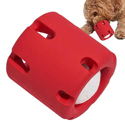 BAOK Tennis-Sturz-Hundepuzzle, Interaktives Hundespielzeug aus Naturkautschuk, Verschleißfester Hundezahnball für die Zahnpflege von Hundespielzeug i Freien von BAOK