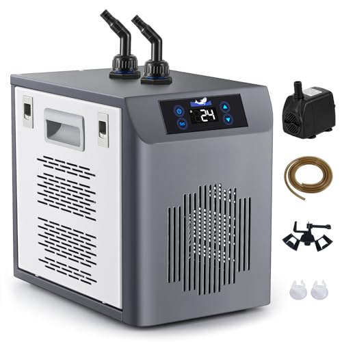 BAOSHISHAN Aquarium Kühler 160L Wasserkühler Aquarium Kühler mit Ruhiger Kompressor und Touchscreen für Fischtank von BAOSHISHAN