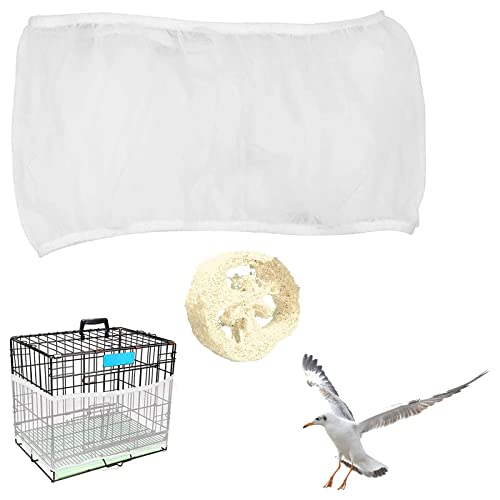 Couverture de Cage à Oiseaux,Housse pour Cage à Oiseaux,Filet pour Cage à Oiseaux,Housse de Protection pour Cage à Oiseaux,Couverture de Cage à Oiseaux Réglable,avec Une Tranche de Melon de Soie von BAOSROY