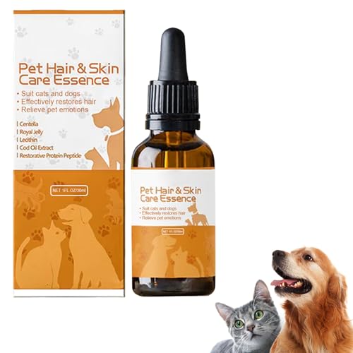 Haustierfellpflegeöl für Hunde Katzen,Fellpflege Hund,Fellpflege Katze,Fellpflege Hund öl,Verhindern Sie Kondensation der Haare und Erhöhen Sie den Glanz,30ML Haustierfellpflegeöl für Hunde Katzen,Fellpflege Hund,Fellpflege Katze,Fellpflege Hund öl,Verhindern Sie Kondensation der Haare und Erhöhen Sie den Glanz,30ML von BAOSROY