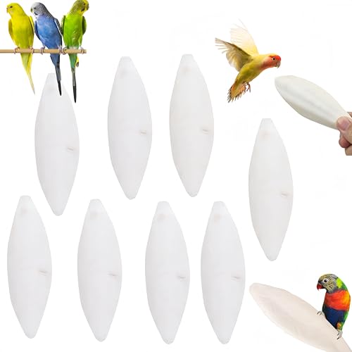 BAOSROY Vogelkausspielzeug, 8PCS, 5-7cm, Tintenfischknochenmaterial, für Vögel, Kauen, Langeweile-Buster, Unisex, Indoor, Junges und kleine Haustiere BAOSROY Vogelkausspielzeug, 8PCS, 5-7cm, Tintenfischknochenmaterial, für Vögel, Kauen, Langeweile-Buster, Unisex, Indoor, Junges und kleine Haustiere von BAOSROY