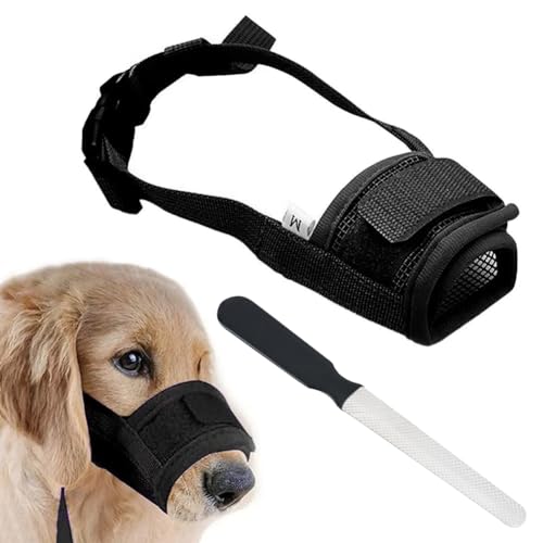 Maulkorb für Hunde,Mesh Hundemaulkorb,Nylon-Maulkorb Atmungsaktiv Maulkorb für Hunde Kleine Mittlere,Hundemaulkörbe mit Klettverschluss,Verhindert Das Beißen,Kauen Und Bellen Maulkorb für Hunde,Mesh Hundemaulkorb,Nylon-Maulkorb Atmungsaktiv Maulkorb für Hunde Kleine Mittlere,Hundemaulkörbe mit Klettverschluss,Verhindert Das Beißen,Kauen Und Bellen von BAOSROY