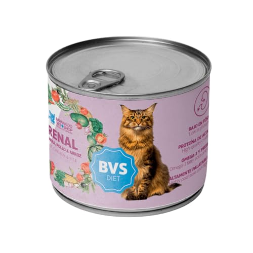 Barakaldo Vet Shop BVS Diet Nierenkatze, Kalb und Huhn, geeignet zur Unterstützung der Nierenfunktion, niedriger Phosphorgehalt, 12 Stück x 150 g Barakaldo Vet Shop BVS Diet Nierenkatze, Kalb und Huhn, geeignet zur Unterstützung der Nierenfunktion, niedriger Phosphorgehalt, 12 Stück x 150 g von BARAKALDO VET+SHOP TIENDA VETERINARIA