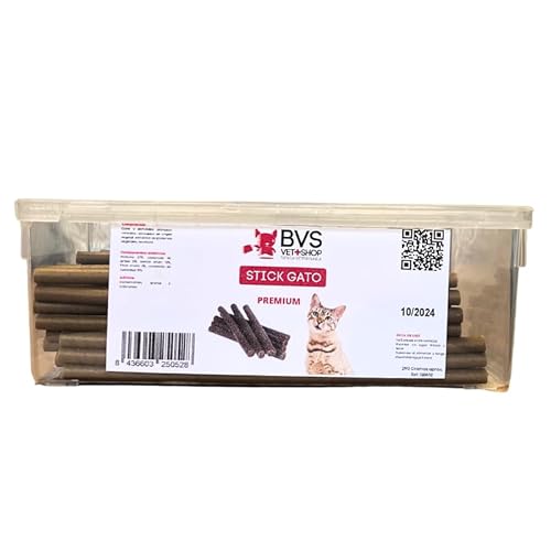 Barakaldo Vet Shop BVS Premium Sticks für Katzen, Snack aus natürlichen Inhaltsstoffen, sehr lecker, ideal zur Belohnung für Ihr Haustier, 1 Stück x 290 g Barakaldo Vet Shop BVS Premium Sticks für Katzen, Snack aus natürlichen Inhaltsstoffen, sehr lecker, ideal zur Belohnung für Ihr Haustier, 1 Stück x 290 g von BARAKALDO VET+SHOP TIENDA VETERINARIA