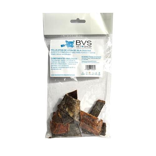 Barakaldo Vet Shop BVS getrocknete Thunfisch-Pellets für Hunde und Katzen, 100 % natürlicher Snack ohne Konservierungs- und Farbstoffe, 1 Stück x 360 g Barakaldo Vet Shop BVS getrocknete Thunfisch-Pellets für Hunde und Katzen, 100 % natürlicher Snack ohne Konservierungs- und Farbstoffe, 1 Stück x 360 g von BARAKALDO VET+SHOP TIENDA VETERINARIA