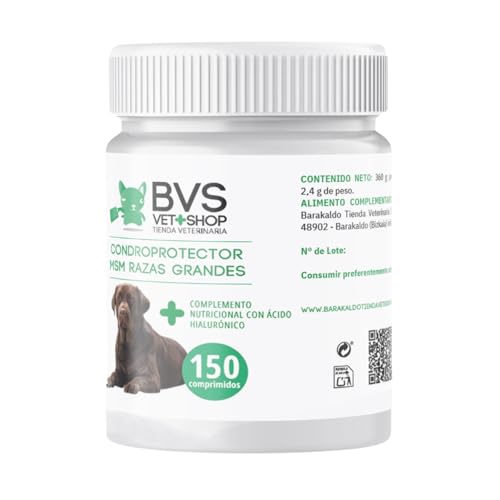 Barakaldo Vet Shop | Chondroprotektor für große Rassen für Hunde | Probleme mit dem Bewegungsapparat, fortgeschrittenes Alter, Übergewicht oder chirurgische Eingriffe | große Rassen | 300 Tabletten Barakaldo Vet Shop | Chondroprotektor für große Rassen für Hunde | Probleme mit dem Bewegungsapparat, fortgeschrittenes Alter, Übergewicht oder chirurgische Eingriffe | große Rassen | 300 Tabletten von BARAKALDO VET+SHOP TIENDA VETERINARIA