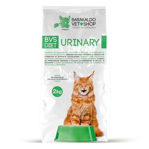 Barakaldo Vet Shop | Diet Katzenfutter Urinary | Rezeptfutter zur Verringerung der Bildung von Struvitsteinen | 4 kg von BARAKALDO VET+SHOP TIENDA VETERINARIA