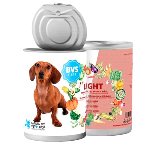 Barakaldo Vet Shop Diet Light Grain Free Kalbfleisch mit Kürbis und Ananas | komplettes Diätfutter für Gewichtsabnahmeprozesse | fettarm | 6 Stück x 400 g Barakaldo Vet Shop Diet Light Grain Free Kalbfleisch mit Kürbis und Ananas | komplettes Diätfutter für Gewichtsabnahmeprozesse | fettarm | 6 Stück x 400 g von BARAKALDO VET+SHOP TIENDA VETERINARIA