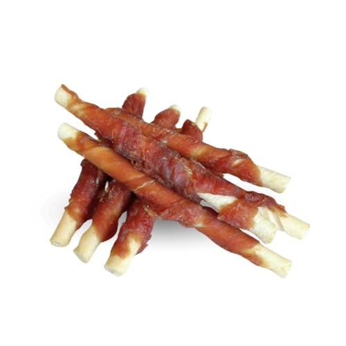 Barakaldo Vet Shop Entenstäbchen aus Rohleder für Hunde, 100 % natürlicher Snack ohne Konservierungs- und Farbstoffe, 1 Stück x 100 g Barakaldo Vet Shop Entenstäbchen aus Rohleder für Hunde, 100 % natürlicher Snack ohne Konservierungs- und Farbstoffe, 1 Stück x 100 g von BARAKALDO VET+SHOP TIENDA VETERINARIA