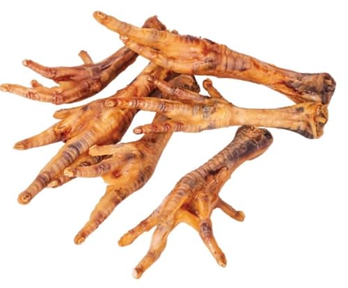 Barakaldo Vet Shop Hühnerpfoten für Hunde, 100 % natürlicher Snack ohne Konservierungs- und Farbstoffe, 6 Stück Barakaldo Vet Shop Hühnerpfoten für Hunde, 100 % natürlicher Snack ohne Konservierungs- und Farbstoffe, 6 Stück von BARAKALDO VET+SHOP TIENDA VETERINARIA