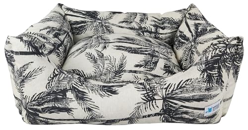 Barakaldo Vet Shop | Hundebett mit Palmen | erhältlich in 3 Größen | weich, gepolstert, pflegeleichte Materialien | einfarbig und bedruckt | Größe S – 50 x 38 x 20 cm Barakaldo Vet Shop | Hundebett mit Palmen | erhältlich in 3 Größen | weich, gepolstert, pflegeleichte Materialien | einfarbig und bedruckt | Größe S – 50 x 38 x 20 cm von BARAKALDO VET+SHOP TIENDA VETERINARIA