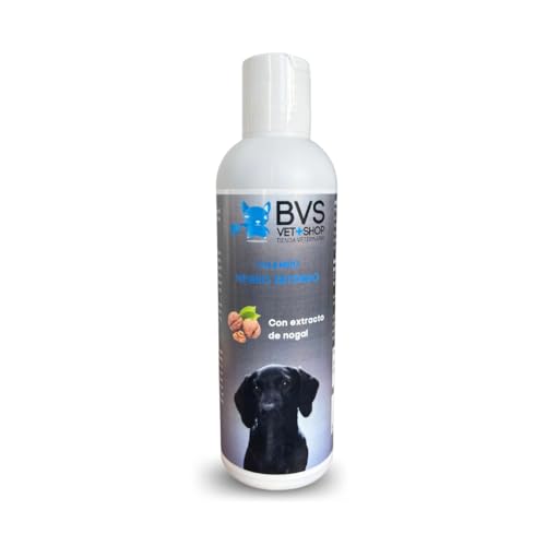 Barakaldo Vet Shop Hundeshampoo, intensiv, Nussbaum-Extrakt BVS, mit Walnussextrakt, der hilft, die dunkle Fellfarbe zu erhalten und hervorzuheben, 200 ml, für Hunde und Katzen von BARAKALDO VET+SHOP TIENDA VETERINARIA