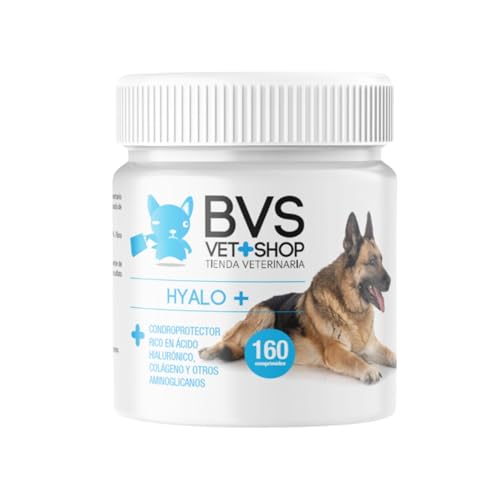 Barakaldo Vet Shop Hyalo Plus für Hunde, stärkt das Knorpelgewebe und verbessert die Mobilität Ihres Haustieres, 320 Tabletten Barakaldo Vet Shop Hyalo Plus für Hunde, stärkt das Knorpelgewebe und verbessert die Mobilität Ihres Haustieres, 320 Tabletten von BARAKALDO VET+SHOP TIENDA VETERINARIA