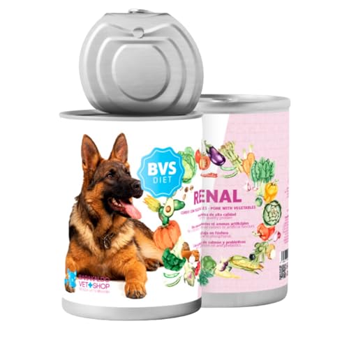 Barakaldo Vet Shop Nassfutter für Hunde, Diet Renal mit Gemüse, geeignet zur Unterstützung der Nierenfunktion, mit Lachsöl und Präbiotika, 1 Stück x 400 g Barakaldo Vet Shop Nassfutter für Hunde, Diet Renal mit Gemüse, geeignet zur Unterstützung der Nierenfunktion, mit Lachsöl und Präbiotika, 1 Stück x 400 g von BARAKALDO VET+SHOP TIENDA VETERINARIA