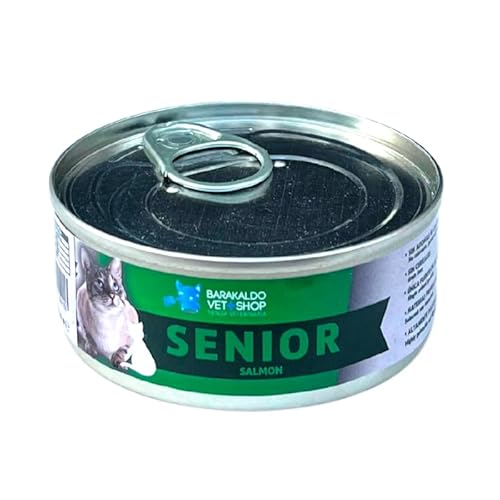 Barakaldo Vet Shop | Nassfutter für Katzen Senior Grain Free Lachs | Alleinfutter im Pastetenformat reich an Omega 3 | verbessert die Gehirnfunktion | 1 Stück x 85 g Barakaldo Vet Shop | Nassfutter für Katzen Senior Grain Free Lachs | Alleinfutter im Pastetenformat reich an Omega 3 | verbessert die Gehirnfunktion | 1 Stück x 85 g von BARAKALDO VET+SHOP TIENDA VETERINARIA