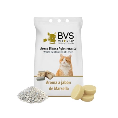 Barakaldo Vet Shop Premium Katzenstreu Marseille | Absorbiert Feuchtigkeit und Geruch von Katzenkot | 100 % Bentonit | Hohe Geruchskontrolle | 20 kg von BARAKALDO VET+SHOP TIENDA VETERINARIA