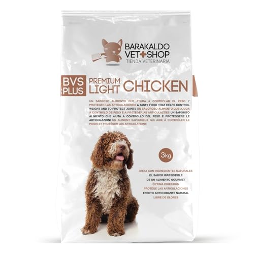 Barakaldo Vet Shop | Premium Light Chicken Hundefutter | Leckeres Alleinfutter zur Gewichtskontrolle und Gelenkschutz bei erwachsenen Hunden | 2 x 15 kg Barakaldo Vet Shop | Premium Light Chicken Hundefutter | Leckeres Alleinfutter zur Gewichtskontrolle und Gelenkschutz bei erwachsenen Hunden | 2 x 15 kg von BARAKALDO VET+SHOP TIENDA VETERINARIA
