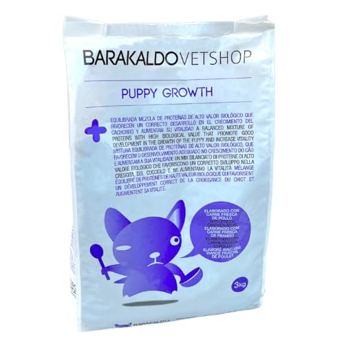 Barakaldo Vet Shop | Puppy Growth Hundefutter | fördert eine korrekte Entwicklung des Welpenwachstums und erhöht seine Vitalität | 2 x 15 kg Barakaldo Vet Shop | Puppy Growth Hundefutter | fördert eine korrekte Entwicklung des Welpenwachstums und erhöht seine Vitalität | 2 x 15 kg von BARAKALDO VET+SHOP TIENDA VETERINARIA