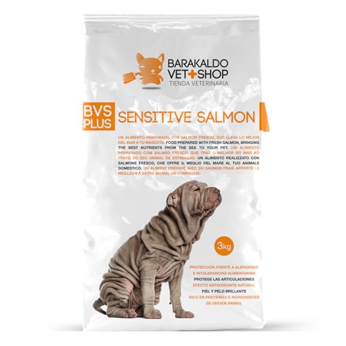 Barakaldo Vet Shop | Sensitive Lachs für Hunde | Leckeres Alleinfutter aus frischem Lachs für erwachsene Hunde | 2 x 12 kg Barakaldo Vet Shop | Sensitive Lachs für Hunde | Leckeres Alleinfutter aus frischem Lachs für erwachsene Hunde | 2 x 12 kg von BARAKALDO VET+SHOP TIENDA VETERINARIA